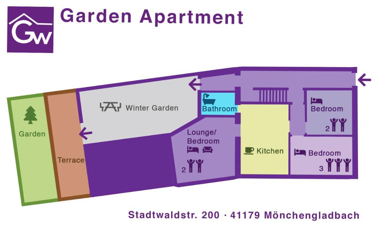 Gaestewohnung Moenchengladbach מראה חיצוני תמונה